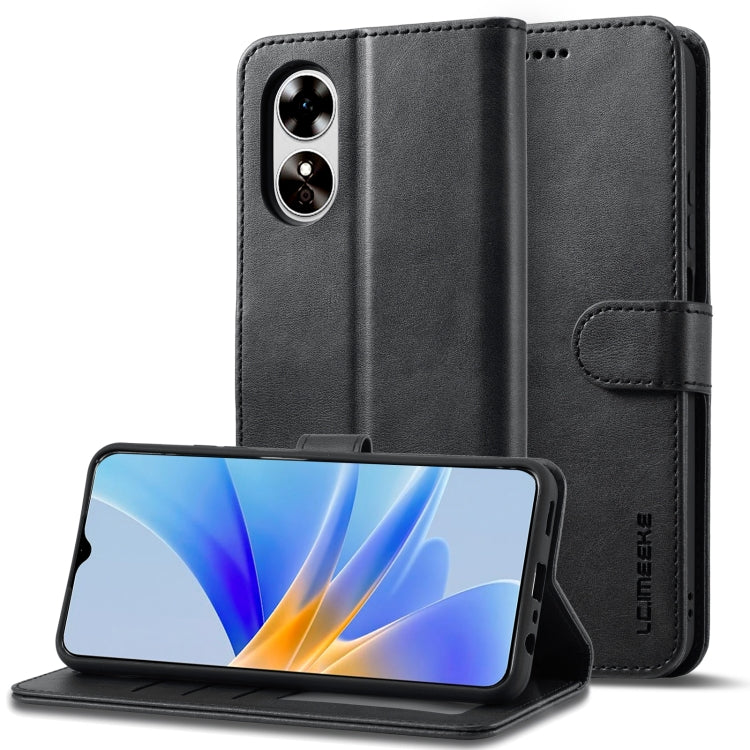 LC.IMEEKE Calf Texture Horizontal Flip Leather Case