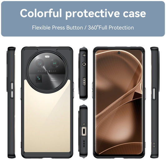 Colorful Series Acrylic + TPU Phone Case, For OPPO Find X6 5G