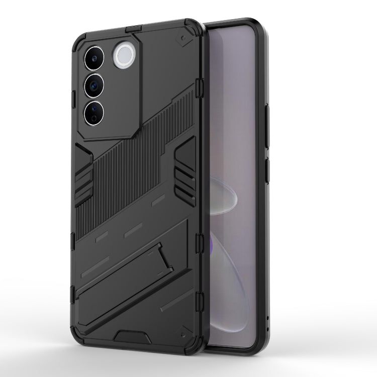 Punk Armor 2 in 1 PC + TPU Shockproof Phone Case with Invisible Holder, For vivo iQOO 11 5G, For vivo iQOO 11 Pro 5G, For vivo S16e 5G