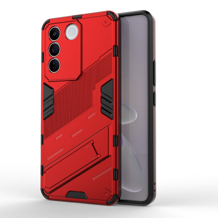 Punk Armor 2 in 1 PC + TPU Shockproof Phone Case with Invisible Holder, For vivo iQOO 11 5G, For vivo iQOO 11 Pro 5G, For vivo S16e 5G
