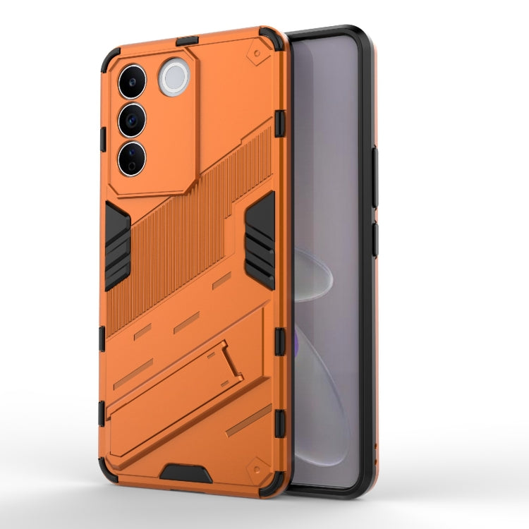 Punk Armor 2 in 1 PC + TPU Shockproof Phone Case with Invisible Holder, For vivo iQOO 11 5G, For vivo iQOO 11 Pro 5G, For vivo S16e 5G