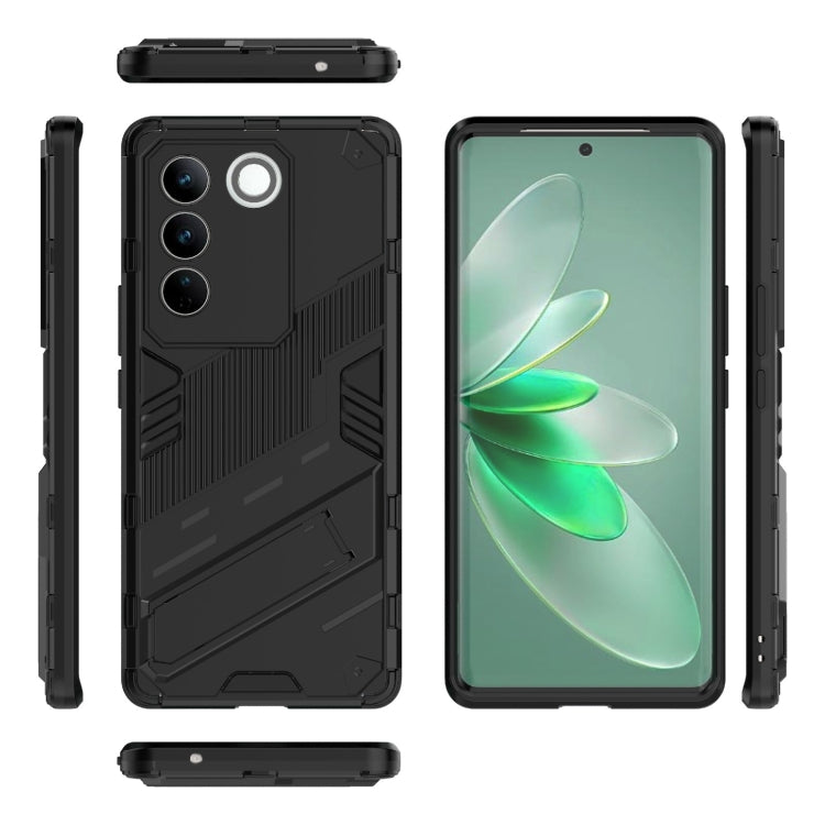 Punk Armor 2 in 1 PC + TPU Shockproof Phone Case with Invisible Holder, For vivo S16 Pro 5G, For OnePlus 11 5G