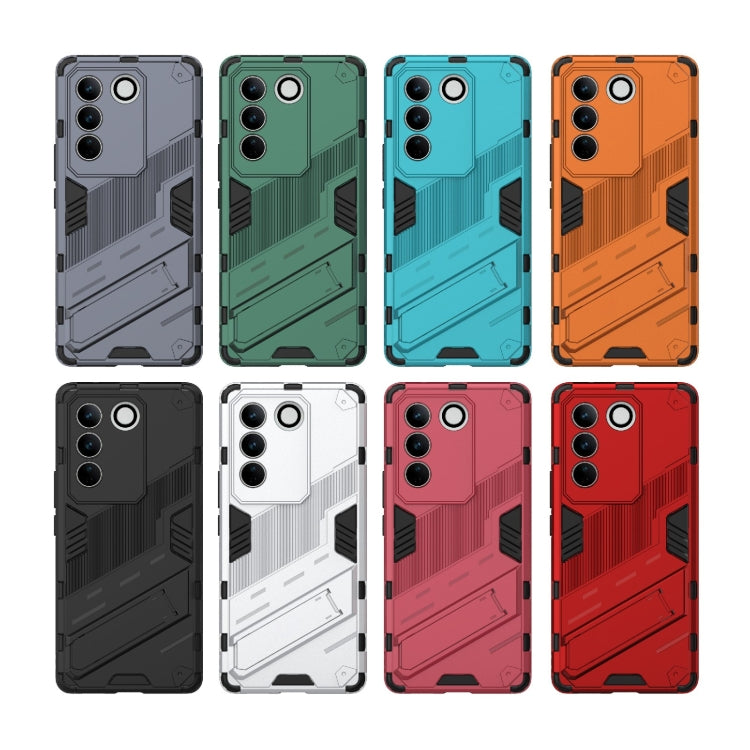 Punk Armor 2 in 1 PC + TPU Shockproof Phone Case with Invisible Holder, For vivo S16 Pro 5G, For OnePlus 11 5G