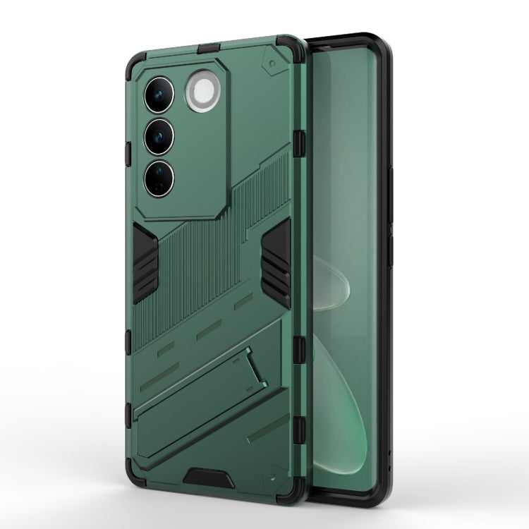 Punk Armor 2 in 1 PC + TPU Shockproof Phone Case with Invisible Holder, For vivo S16 Pro 5G, For OnePlus 11 5G