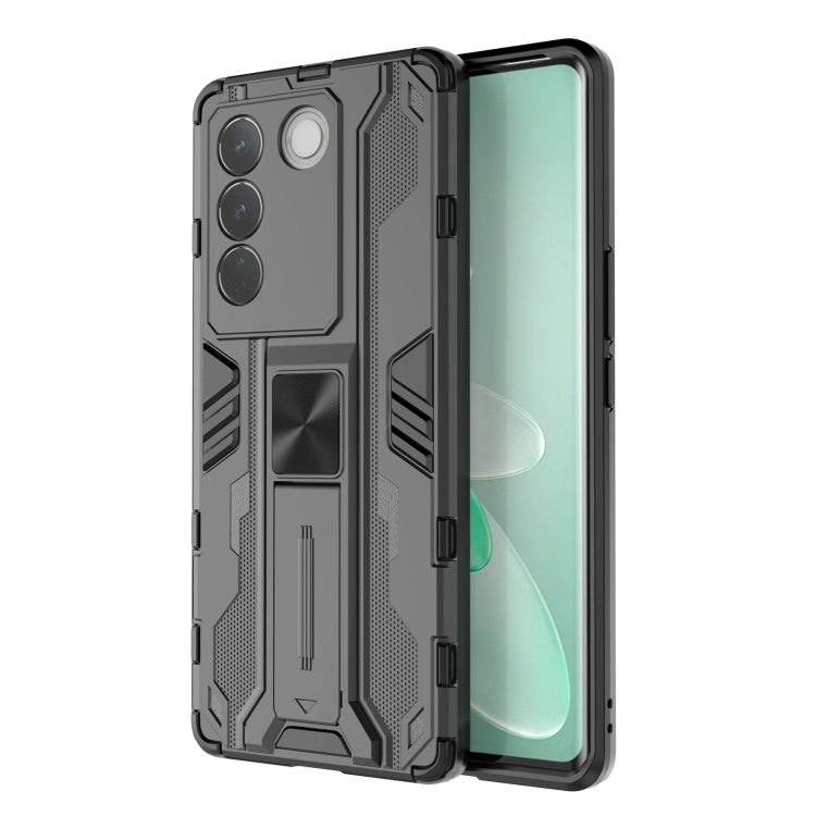 Supersonic Holder PC Soft TPU Phone Case, For OPPO Reno9 / Reno9 Pro 5G, For vivo S16 / S16 Pro, For Huawei P60 Art 4G, For Huawei P60 / P60 Pro