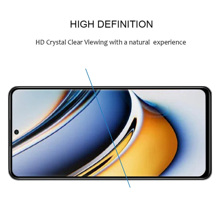 3D Curved Edge Full Screen Tempered Glass Film, For Realme 11 Pro+ (1pc)