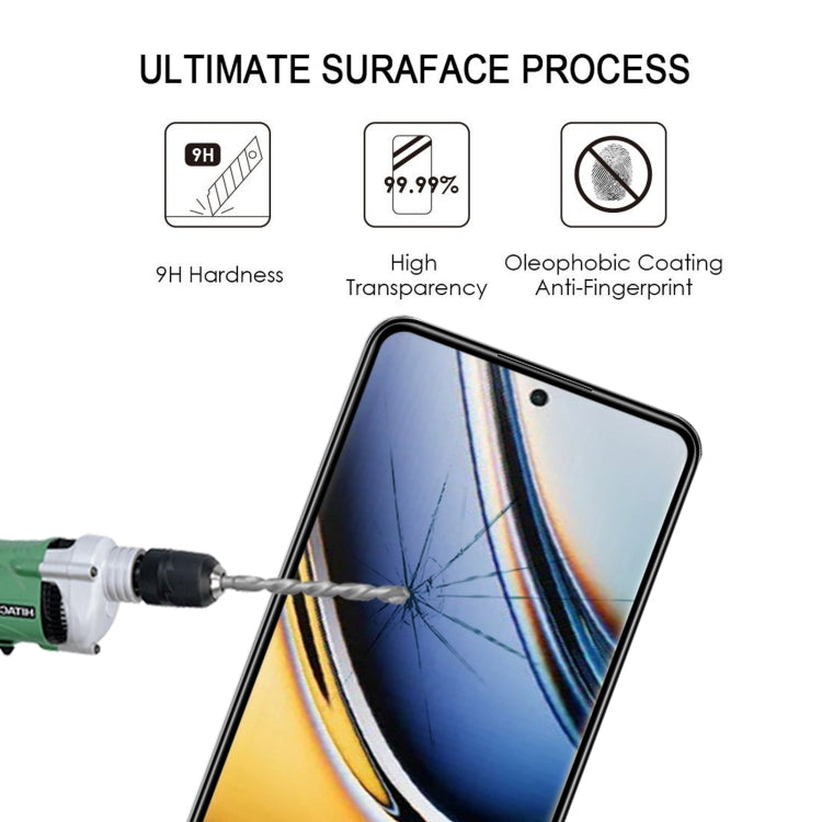 3D Curved Edge Full Screen Tempered Glass Film, For Realme 11 Pro+ (1pc)