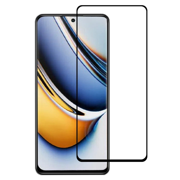 3D Curved Edge Full Screen Tempered Glass Film, For Realme 11 Pro+ (1pc)