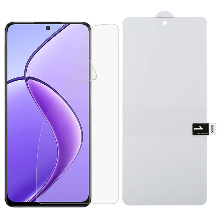 Full Screen Protector Explosion-proof Hydrogel Film, For Realme 12 / C75, For Realme 13 Pro+ / 12 Pro / 12 Pro +, For Realme GT5 Pro, For Realme 11 4G, For Realme GT5 / GT5 240W, For Realme Narzo 60 Pro, For Realme Narzo 60, For Realme 11 Pro+  (1 PC)