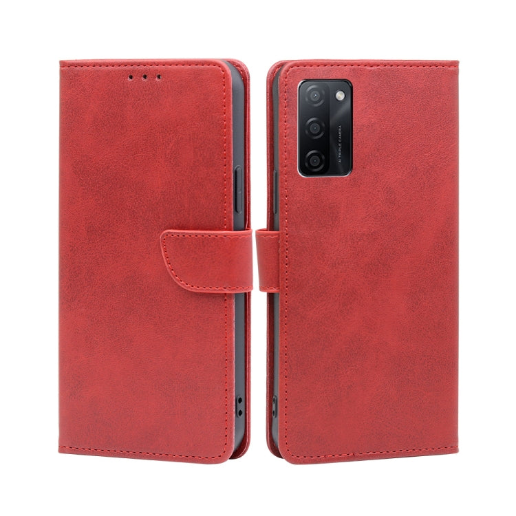 Calf Texture Buckle Flip Leather Phone Case
