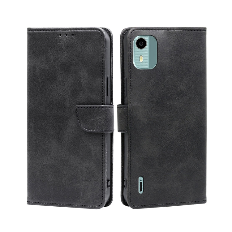 Calf Texture Buckle Flip Leather Phone Case