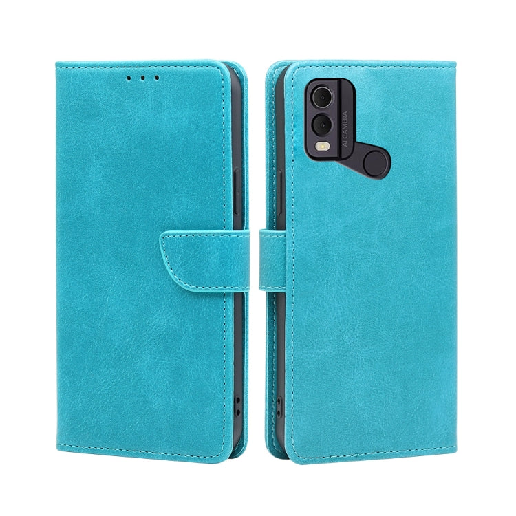 Calf Texture Buckle Flip Leather Phone Case