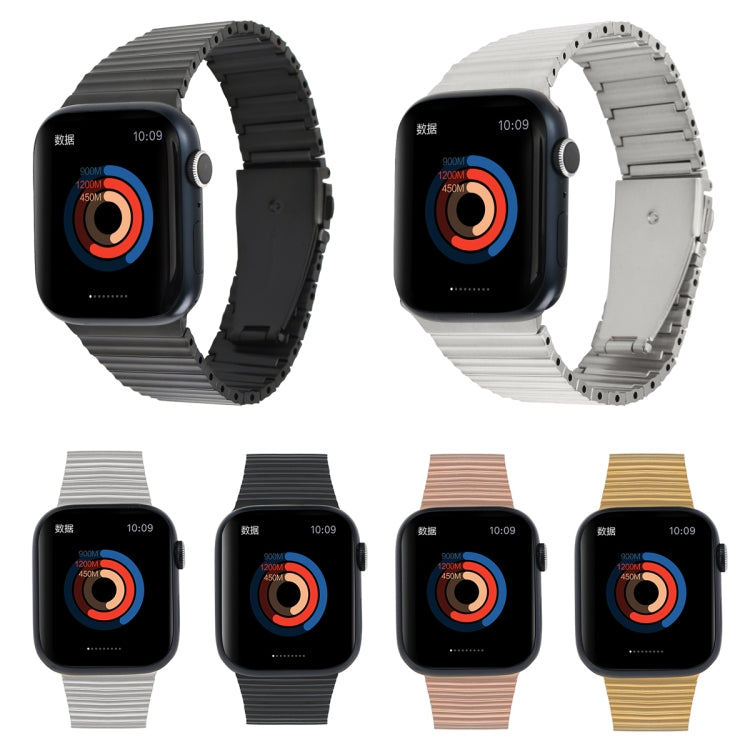 Ocean Metal Replacement Watch Band, For Apple Watch SE 2023 44mm, For Apple Watch Ultra 49mm, For Apple Watch 8 41mm, For Apple Watch 8 45mm, For Apple Watch SE 2023 40mm, For Apple Watch 7 45mm