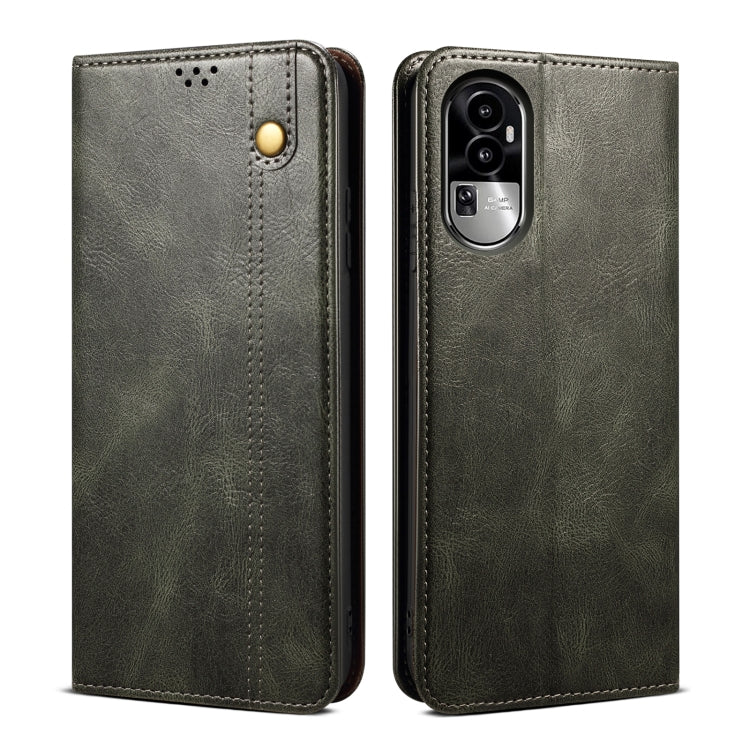 Oil Wax Crazy Horse Texture Leather Phone Case, For OPPO Find X7, For OPPO Reno10 Pro+ Global, For OPPO A98 5G, For OPPO A38 4G / A18 4G, For OPPO Reno8 T 5G / A1 Pro, For OPPO A58 4G, For OPPO Find X7 Pro/Find X7 Ultra, For OPPO A78 4G