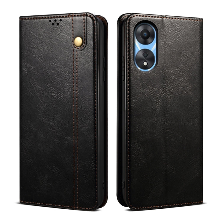 Oil Wax Crazy Horse Texture Leather Phone Case, For OPPO Find X7 Pro/Find X7 Ultra, For OPPO A78 4G, For OPPO A79 5G