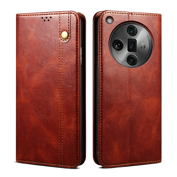 Oil Wax Crazy Horse Texture Leather Phone Case, For OPPO Find X7, For OPPO Reno10 Pro+ Global, For OPPO A98 5G, For OPPO A38 4G / A18 4G, For OPPO Reno8 T 5G / A1 Pro, For OPPO A58 4G, For OPPO Find X7 Pro/Find X7 Ultra, For OPPO A78 4G