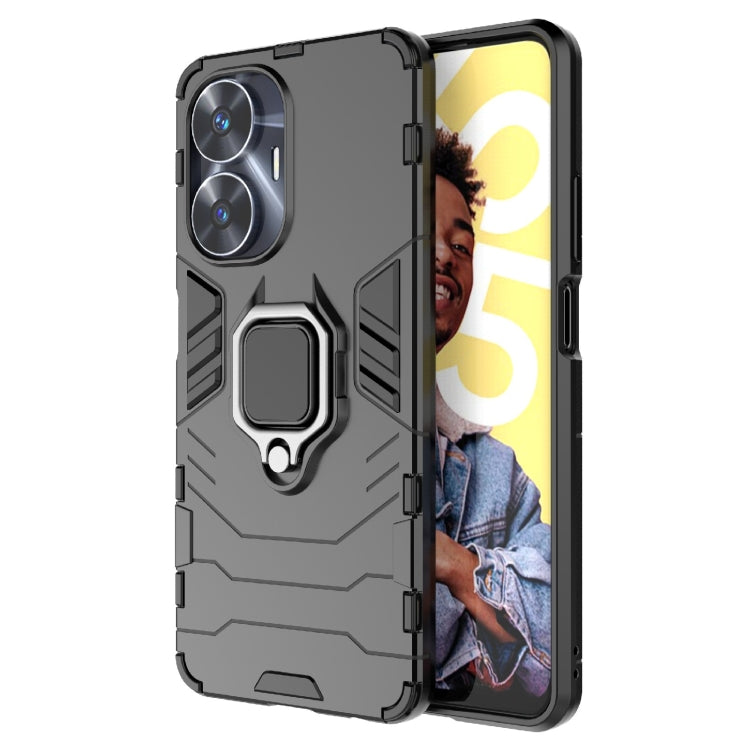 Shockproof PC + TPU Holder Phone Case, For Realme C55