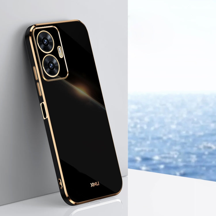 XINLI Straight 6D Plating Gold Edge TPU Phone Case, For Realme C53 2023, For Realme 11 Pro+ 5G, For Realme GT Neo5 SE, For Realme C55