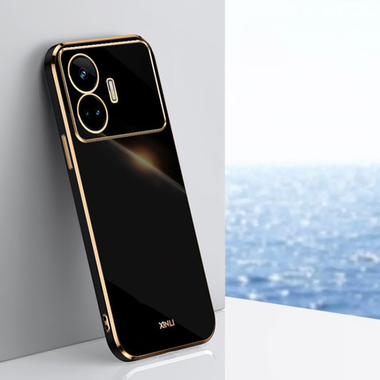 XINLI Straight 6D Plating Gold Edge TPU Phone Case, For Realme GT Neo5 SE, For Realme C55