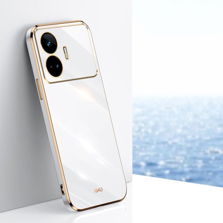 XINLI Straight 6D Plating Gold Edge TPU Phone Case, For Realme C53 2023, For Realme 11 Pro+ 5G, For Realme GT Neo5 SE, For Realme C55