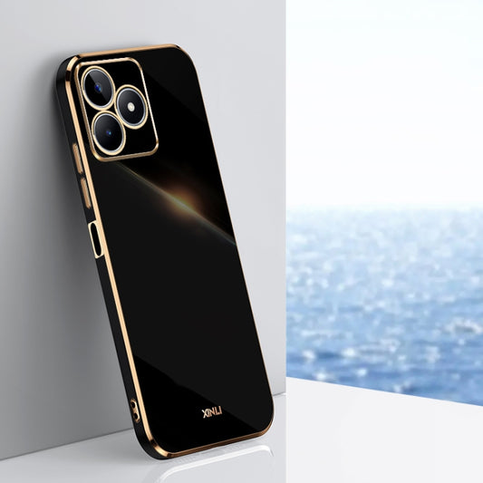 XINLI Straight 6D Plating Gold Edge TPU Phone Case, For Realme C53 2023, For Realme 11 Pro+ 5G, For Realme GT Neo5 SE, For Realme C55