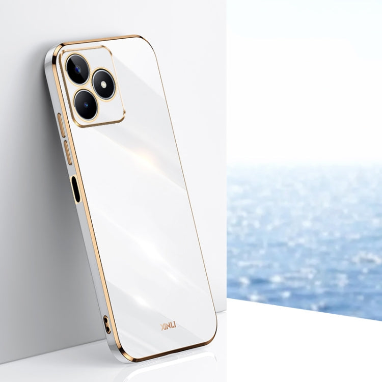 XINLI Straight 6D Plating Gold Edge TPU Phone Case, For Realme C53 2023, For Realme 11 Pro+ 5G, For Realme GT Neo5 SE, For Realme C55