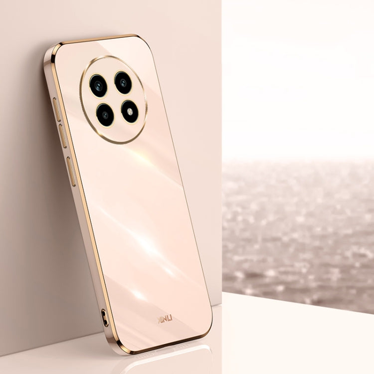 XINLI Straight 6D Plating Gold Edge TPU Phone Case, For Realme GT 7 Pro 5G, For Realme Note 60 4G, For Realme 13 Pro Global