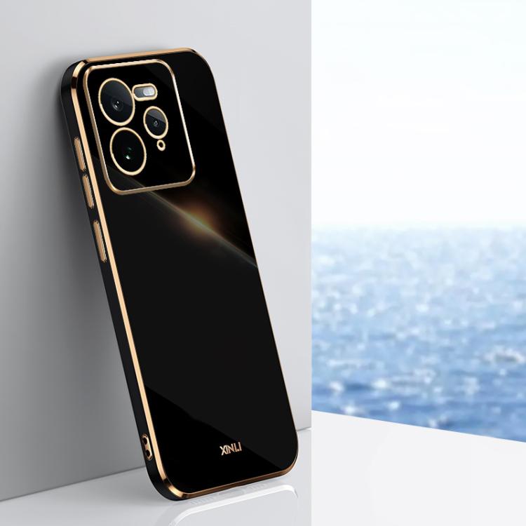 XINLI Straight 6D Plating Gold Edge TPU Phone Case, For Realme GT 7 Pro 5G, For Realme Note 60 4G, For Realme 13 Pro Global