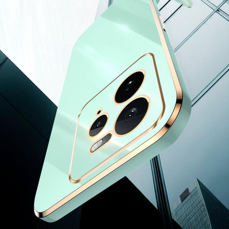 XINLI Straight 6D Plating Gold Edge TPU Phone Case, For Realme GT 7 Pro 5G, For Realme Note 60 4G, For Realme 13 Pro Global