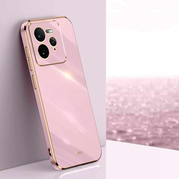 XINLI Straight 6D Plating Gold Edge TPU Phone Case, For Realme GT 7 Pro 5G, For Realme Note 60 4G, For Realme 13 Pro Global, For Realme 11 5G