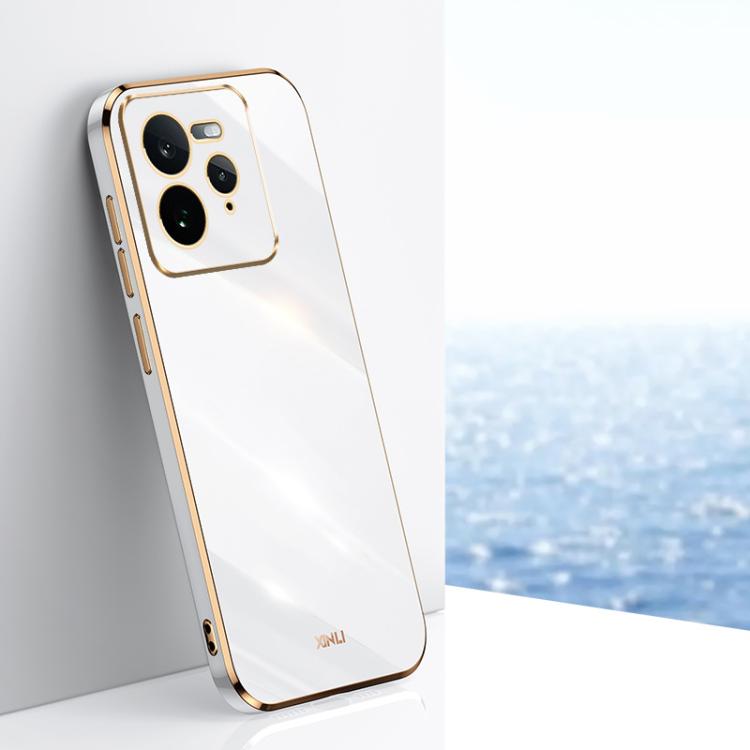 XINLI Straight 6D Plating Gold Edge TPU Phone Case, For Realme GT 7 Pro 5G, For Realme Note 60 4G, For Realme 13 Pro Global, For Realme 11 5G