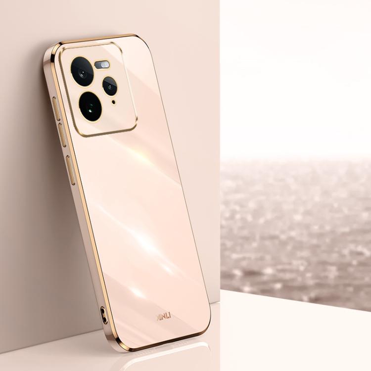 XINLI Straight 6D Plating Gold Edge TPU Phone Case, For Realme GT 7 Pro 5G, For Realme Note 60 4G, For Realme 13 Pro Global