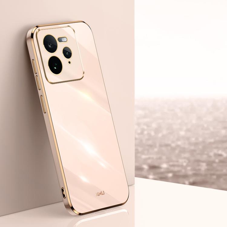 XINLI Straight 6D Plating Gold Edge TPU Phone Case, For Realme GT 7 Pro 5G, For Realme Note 60 4G, For Realme 13 Pro Global, For Realme 11 5G