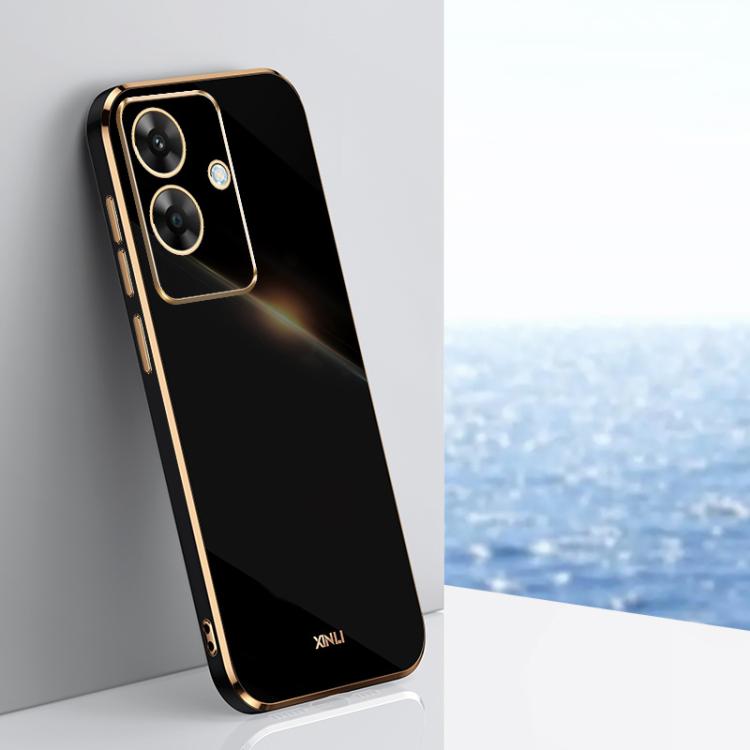 XINLI Straight 6D Plating Gold Edge TPU Phone Case, For Realme GT 7 Pro 5G, For Realme Note 60 4G, For Realme 13 Pro Global, For Realme 11 5G