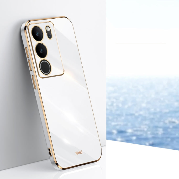 XINLI Straight Edge 6D Electroplate TPU Phone Case