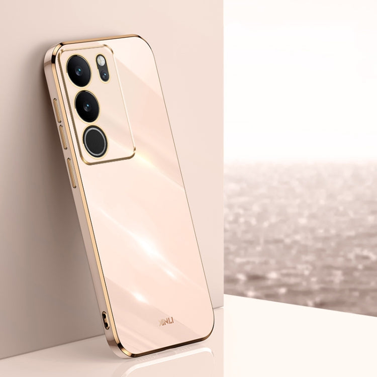 XINLI Straight Edge 6D Electroplate TPU Phone Case