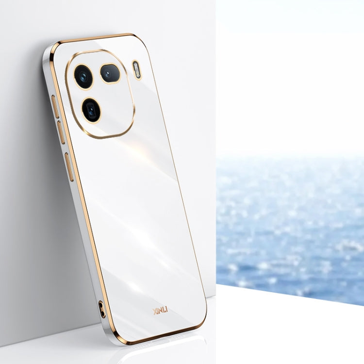 XINLI Straight Edge 6D Electroplate TPU Phone Case