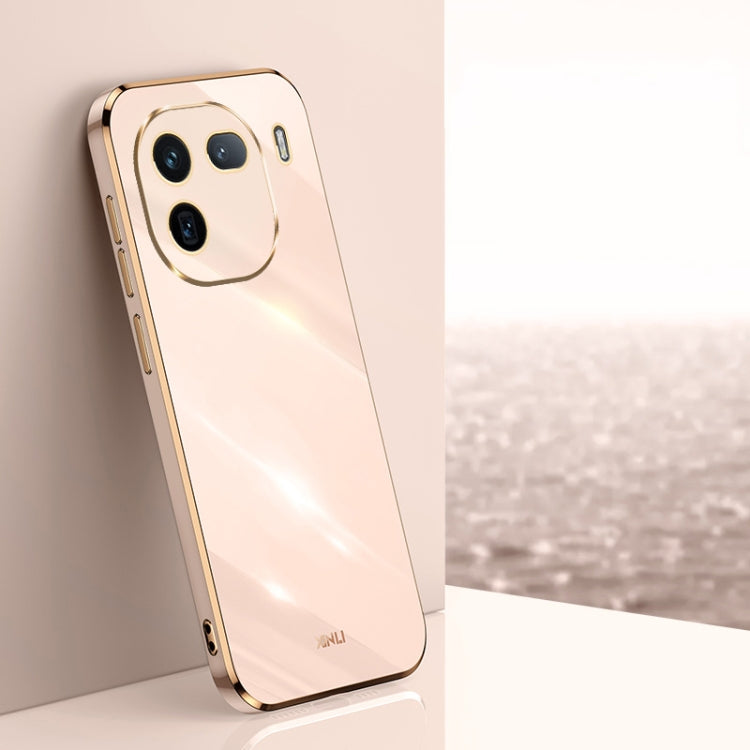 XINLI Straight Edge 6D Electroplate TPU Phone Case