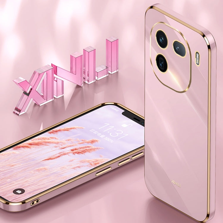 XINLI Straight Edge 6D Electroplate TPU Phone Case