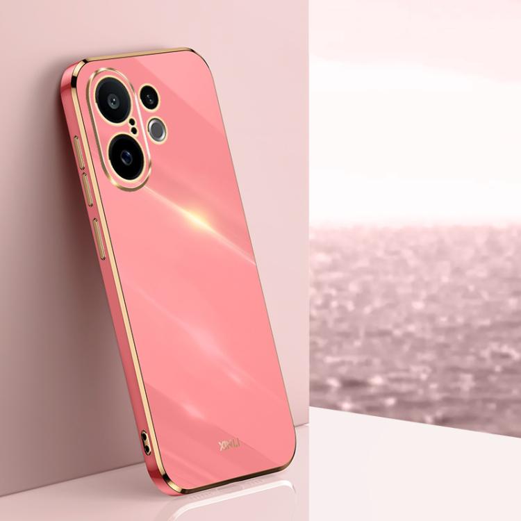 XINLI Straight Edge 6D Electroplate TPU Phone Case