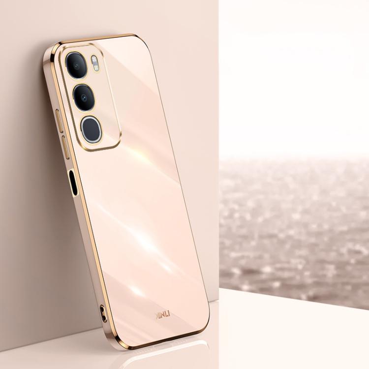 XINLI Straight Edge 6D Electroplate TPU Phone Case