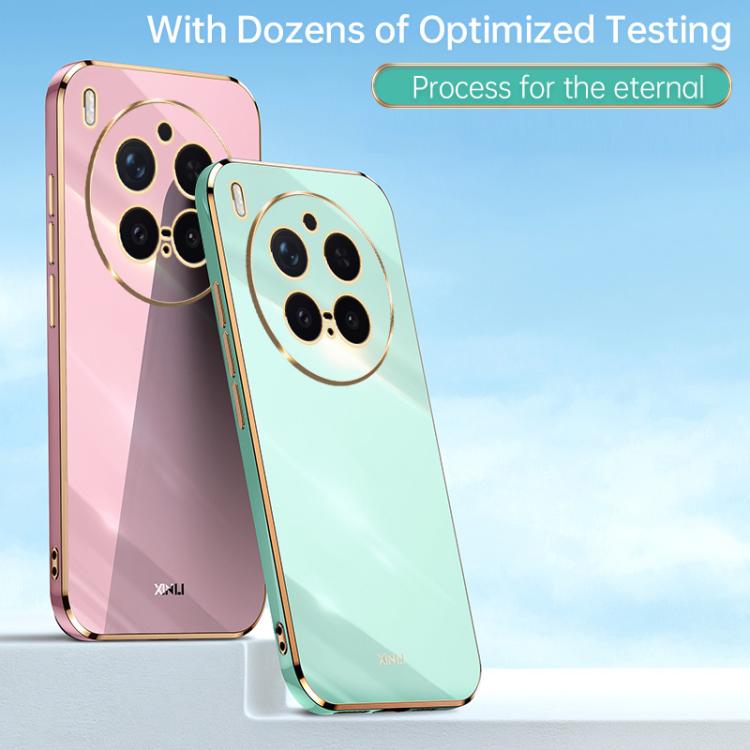 XINLI Straight Edge 6D Electroplate TPU Phone Case