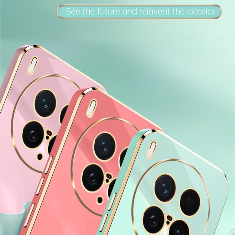 XINLI Straight Edge 6D Electroplate TPU Phone Case with Ring Holder