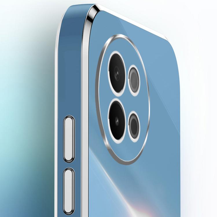 XINLI Straight Edge 6D Electroplate TPU Phone Case with Ring Holder