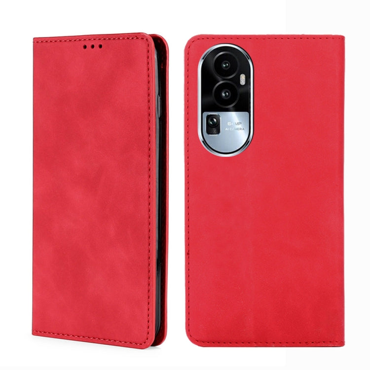 Skin Feel Magnetic Leather Phone Case, For OPPO Reno10 Pro+ 5G, For OPPO A1 5G, For OPPO Reno10 Pro 5G China, For OPPO Reno10 5G China