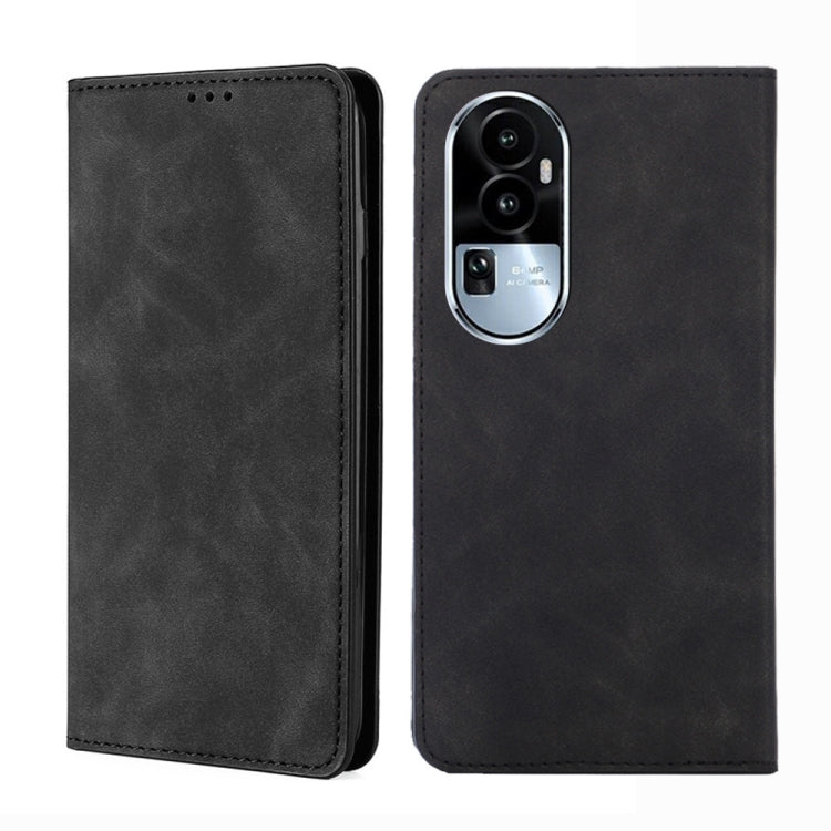 Skin Feel Magnetic Leather Phone Case, For OPPO Reno10 Pro+ 5G, For OPPO A1 5G, For OPPO Reno10 Pro 5G China, For OPPO Reno10 5G China