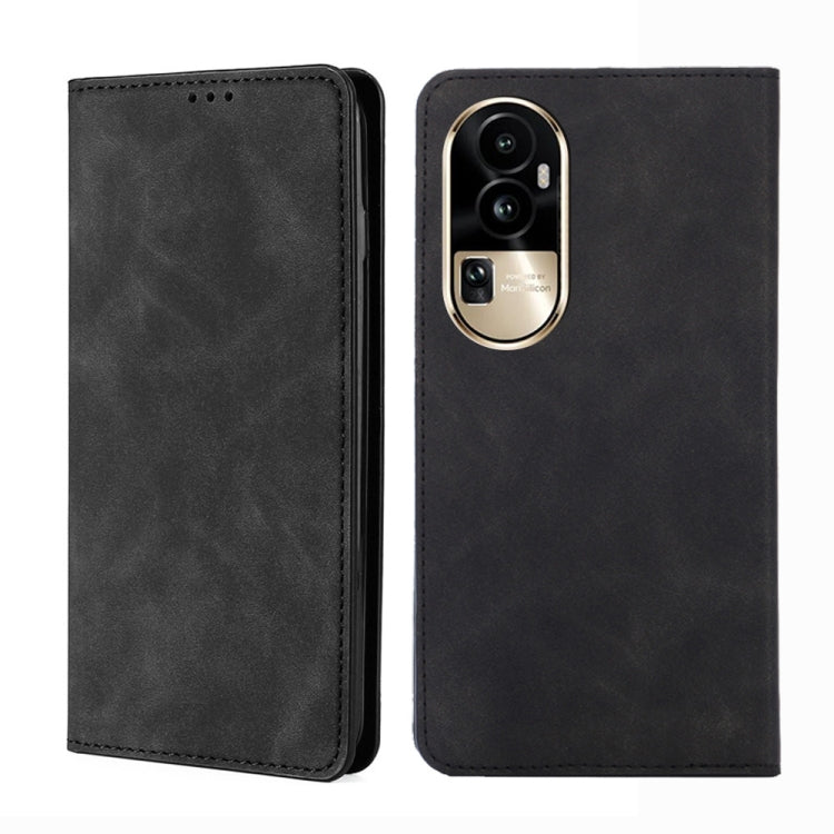 Skin Feel Magnetic Leather Phone Case, For OPPO Reno10 Pro+ 5G, For OPPO A1 5G, For OPPO Reno10 Pro 5G China, For OPPO Reno10 5G China