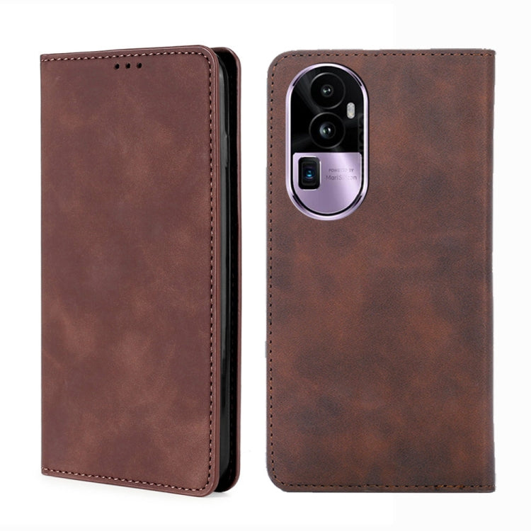 Skin Feel Magnetic Leather Phone Case