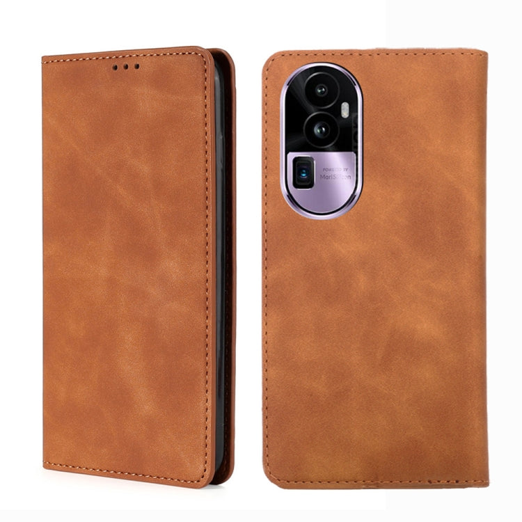 Skin Feel Magnetic Leather Phone Case