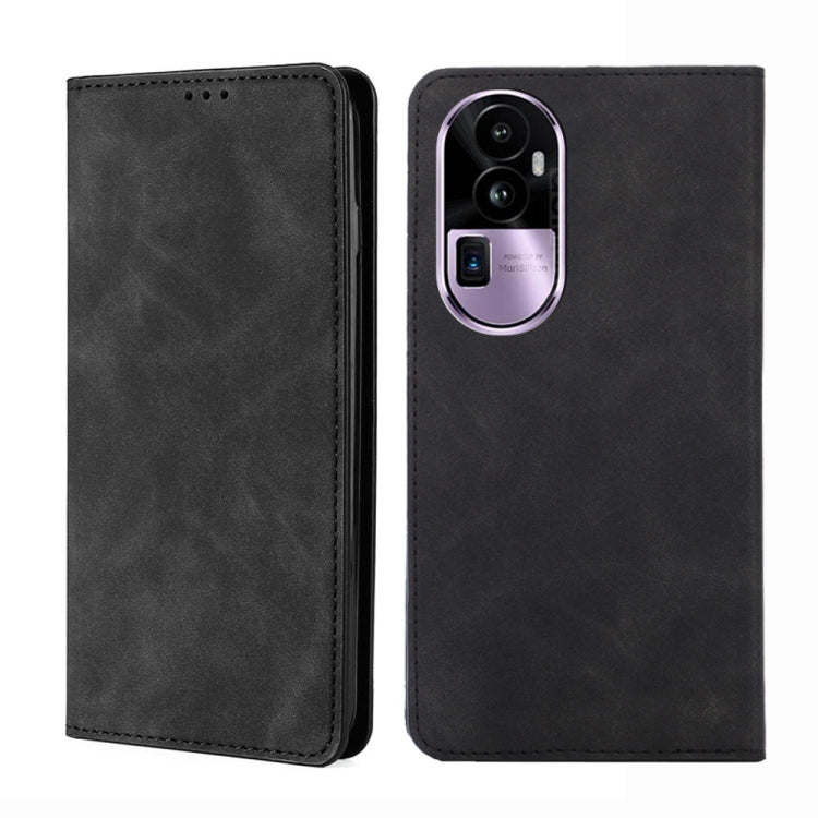 Skin Feel Magnetic Leather Phone Case, For OPPO Reno10 Pro+ 5G, For OPPO A1 5G, For OPPO Reno10 Pro 5G China, For OPPO Reno10 5G China